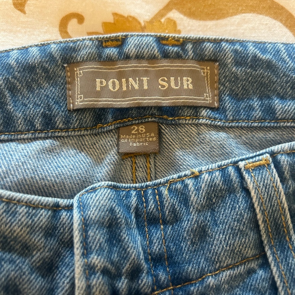 J Crew Point Sur Puddle jeans